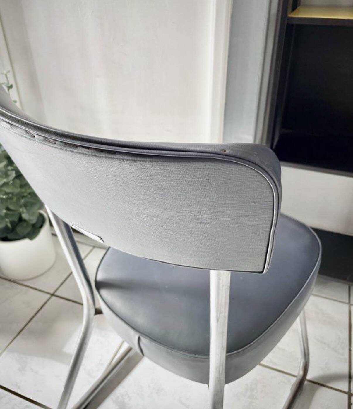 Chaise Designer "Ronéo" années 50 – style industriel - mid-century