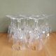 Lot de 9 petits verres à pied Vmc Reims France vintage