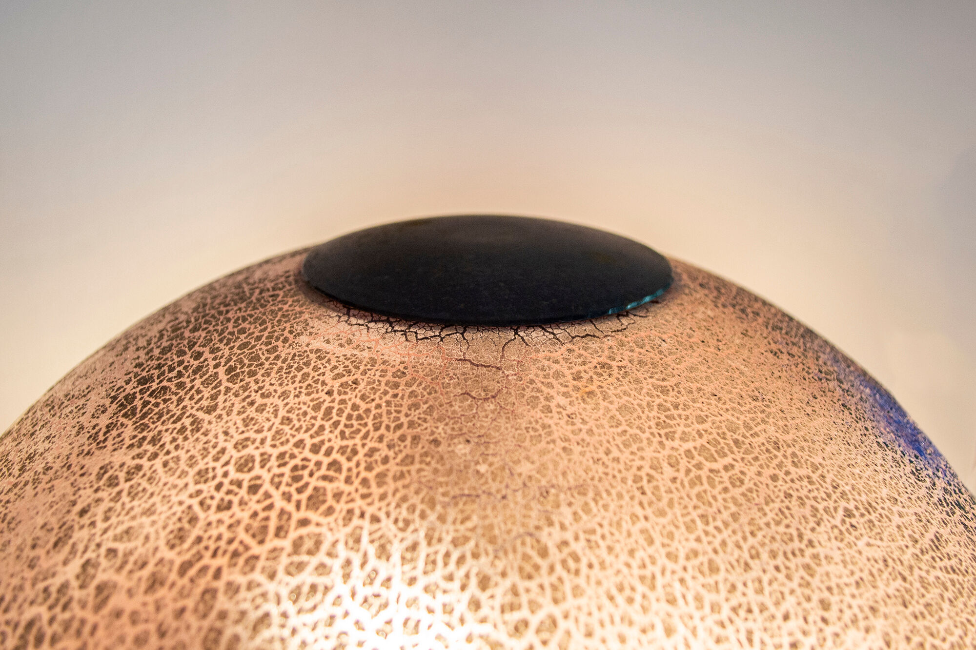 Medusa floor lamp in Murano glass scavo by Alfredo Barbini Italia 1964