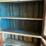 Meuble vitrine en teck ancien