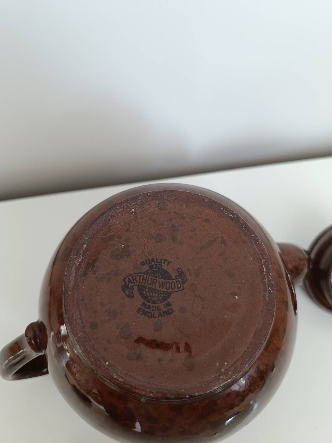 Large vintage English teapot Arthur Wood
