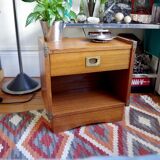 Table de chevet marine de bateau vintage 70's