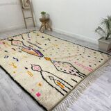 Handmade wool Berber rug 280 X 160 CM