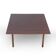 Table basse carrée en bois, années 1960