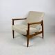 Beige Boucle armchair GFM-64 attributed to Edmund Homa, 1970s