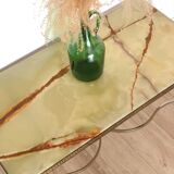 Jansen or Ramsay coffee table, 1940s/1950s, onyx and bronze
