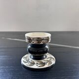 Scandinavian candle holder with plant decoration