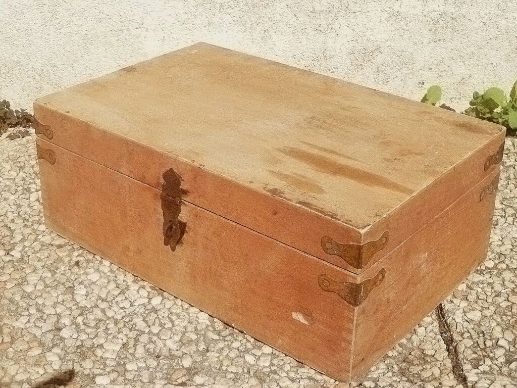 Vintage wooden crate