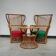 Ensemble de 2 fauteuils et table, design de Franco Albini pour Bonacina, années 1950.