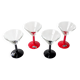 Set of 4 vintage Leonardo martini glasses: Joy collection from the 90s
