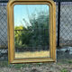 Large Louis-Philippe gilded mirror, mercury glass 76x104cm