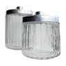 Glass jars aluminium lids