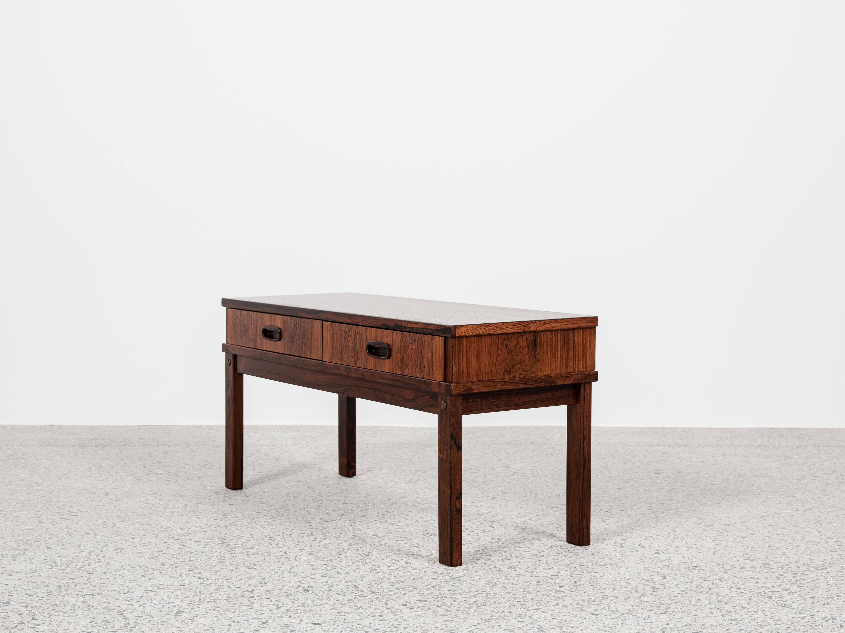 Midcentury Danish chest of 2 drawers in rosewood 1960s