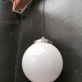 Opaline ball pendant light