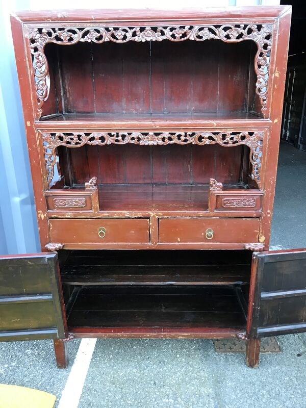 Meuble vitrine Chinois 1900