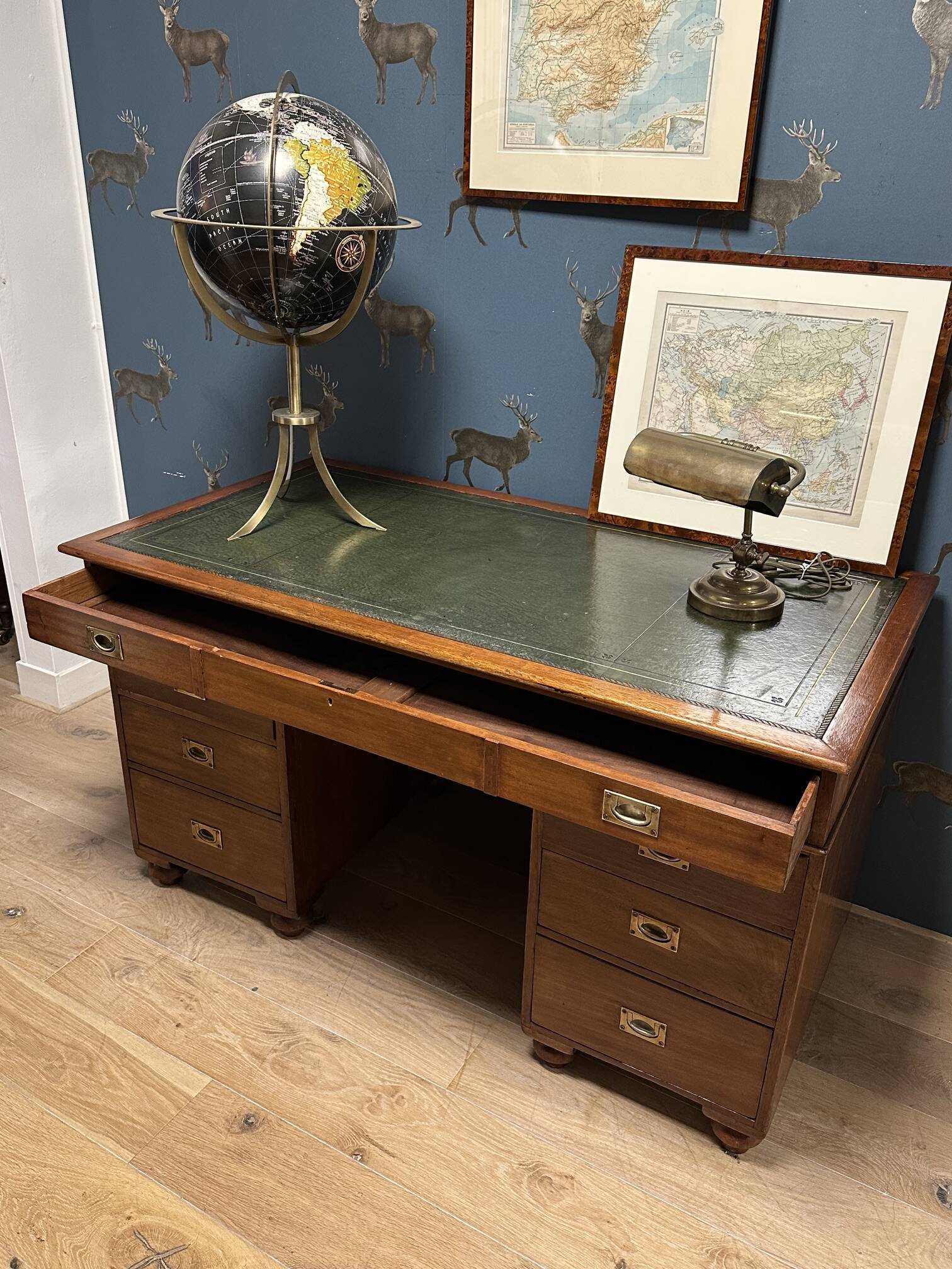 antique campaign desk