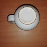 Large cup / Mug with floral pattern