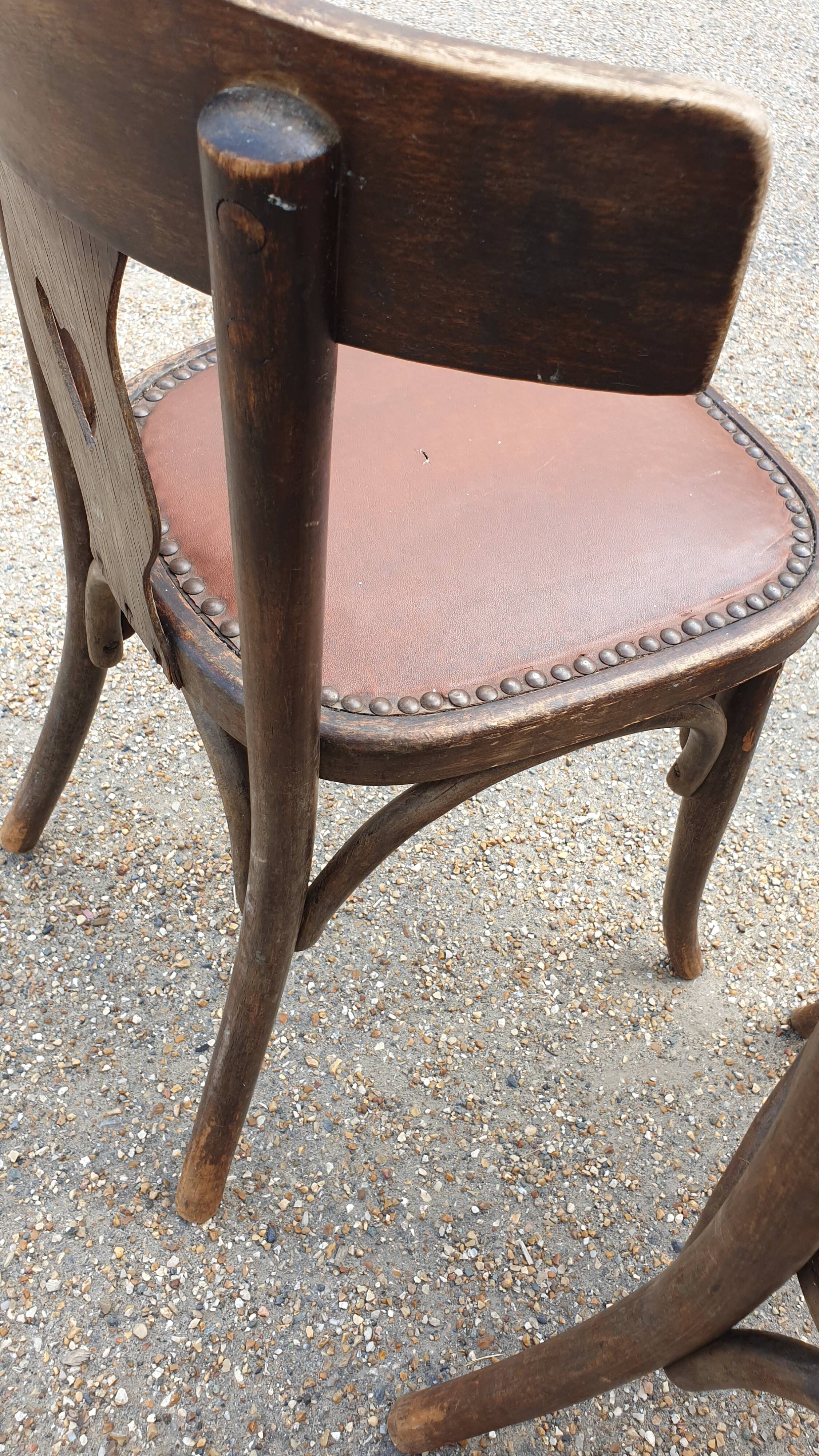 Pair of fischel bistro chairs