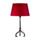 Lampe de table tripode en fer forgé