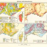 Old Map - Mediterranean Regions