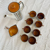 Boch service La Louvière walnut model