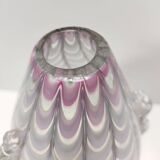 Lilac and Transparent Murano Glass Vase by Alberto Donà, Italy