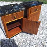Pair of Art Deco style bedside tables