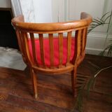 Colonial armchair in exotic wood