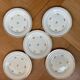 Ceranord St Amand flower dessert plates
