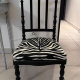 2 chaises basses Napoléon III