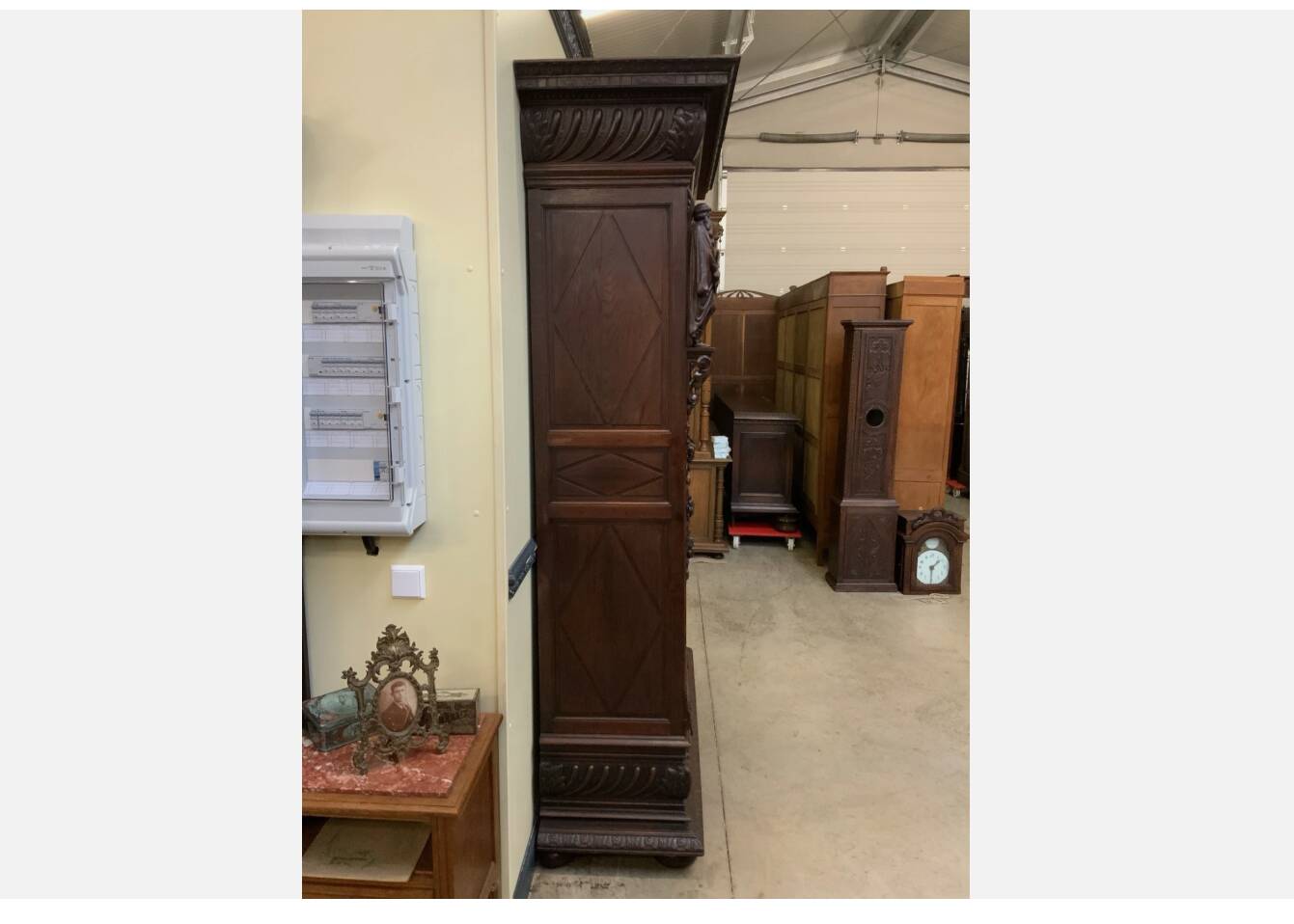 Imposing antique Neo-Renaissance bookcase