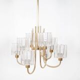 Lustre en Verre Cristal de Peill & Putzler, 1970s