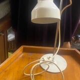 70s lamp, spotlight on white mat