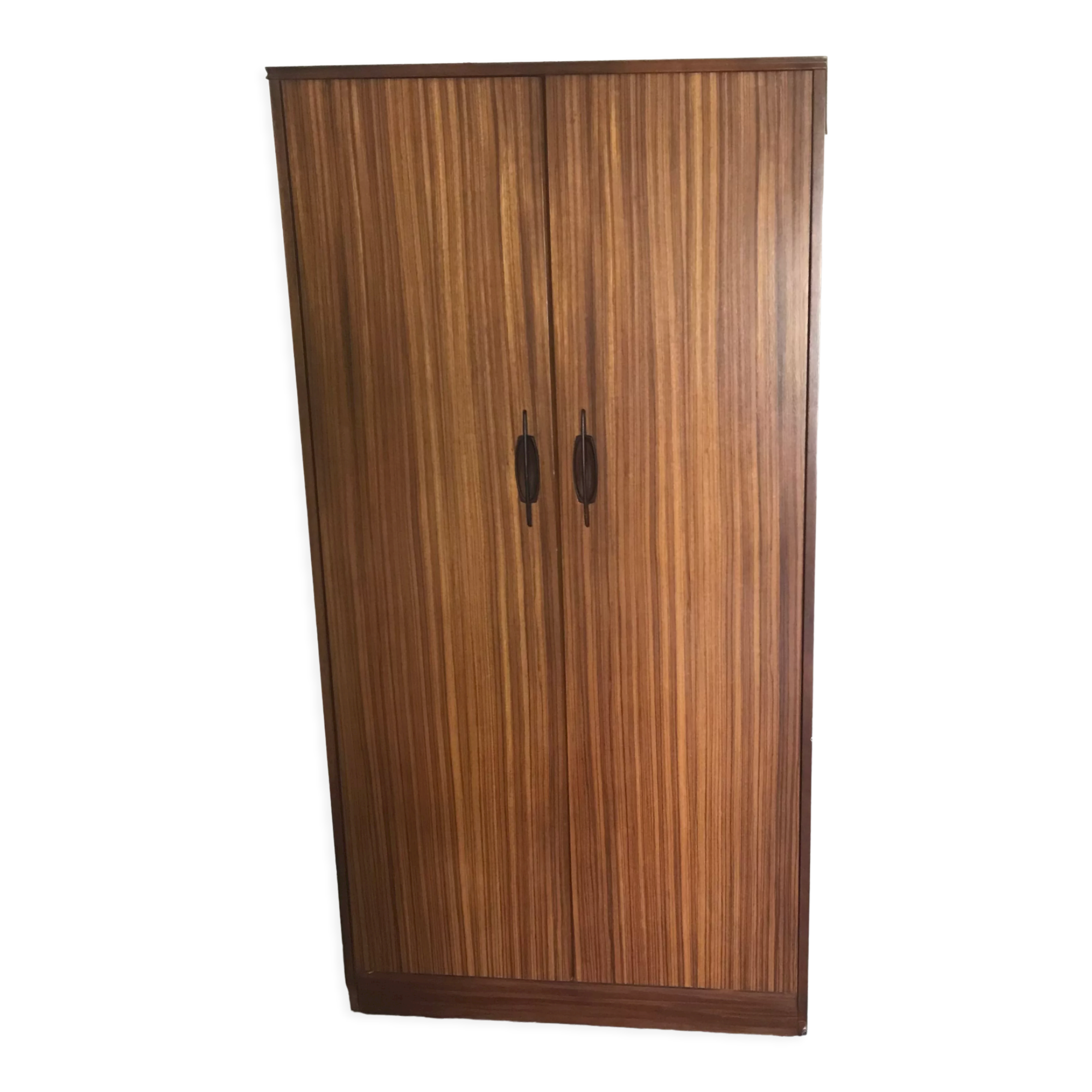 Scandinavian wardrobe vintage teak 1960-70's