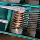 Silver metal cutlery set art deco goldsmith ATO 49 pieces