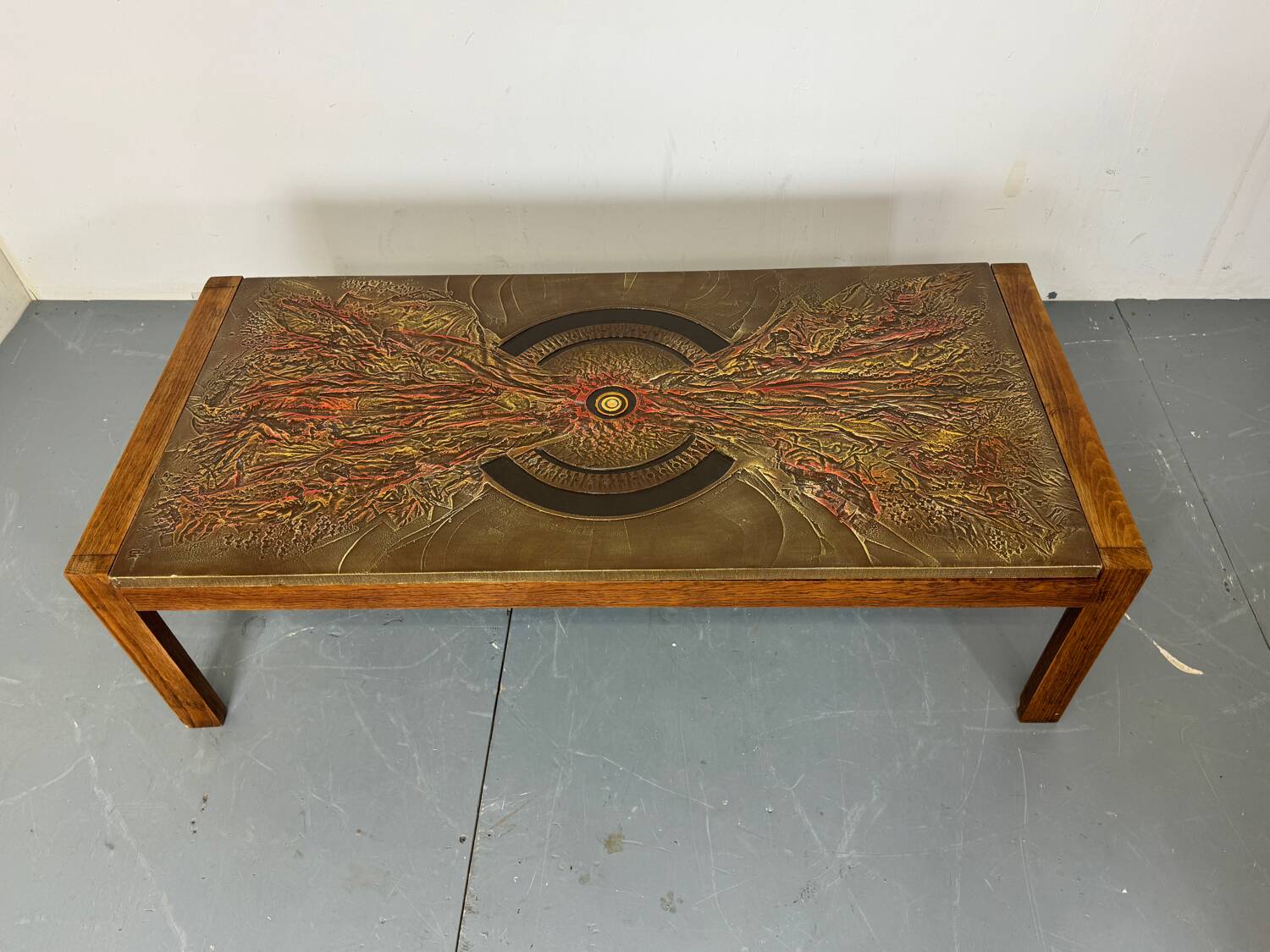 Vintage Mid Century Brutalist Regency coffee table, 1960s