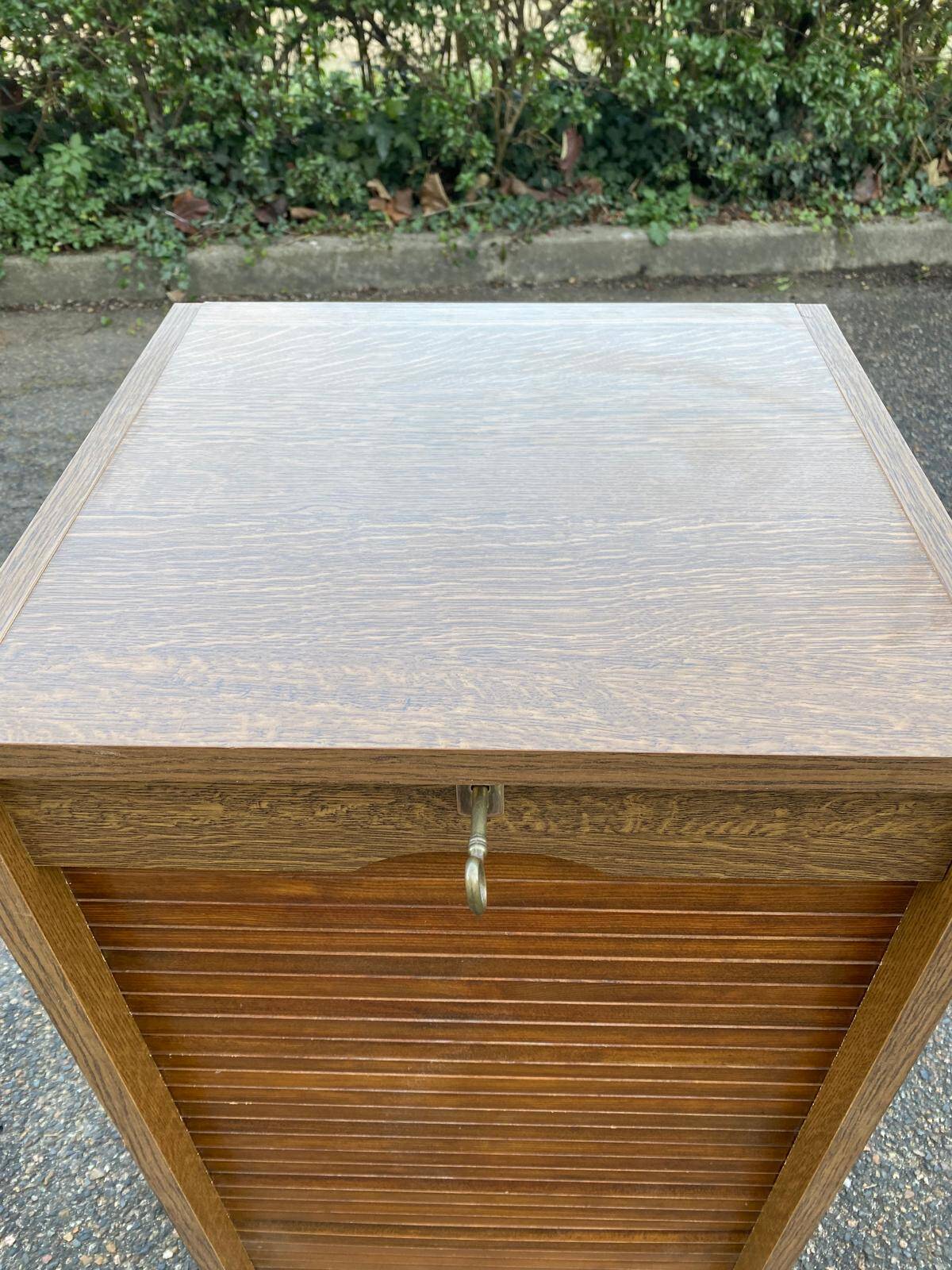 90cm wooden curtain or sliding shutter cabinet