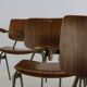 Set of six dining chairs by Kho Liang Ie for Car Katwijk