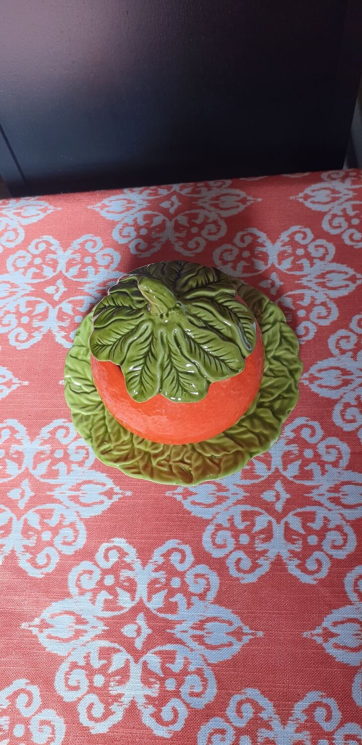 Pot à confiture orange