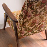 Vintage armchair floral fabric