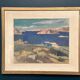 Original Swedish Oil on Panel - "Water Landscape" by Leo Janis - Signed - Vintage and Framed - 59 × 49 cm (23.2" × 19.2")