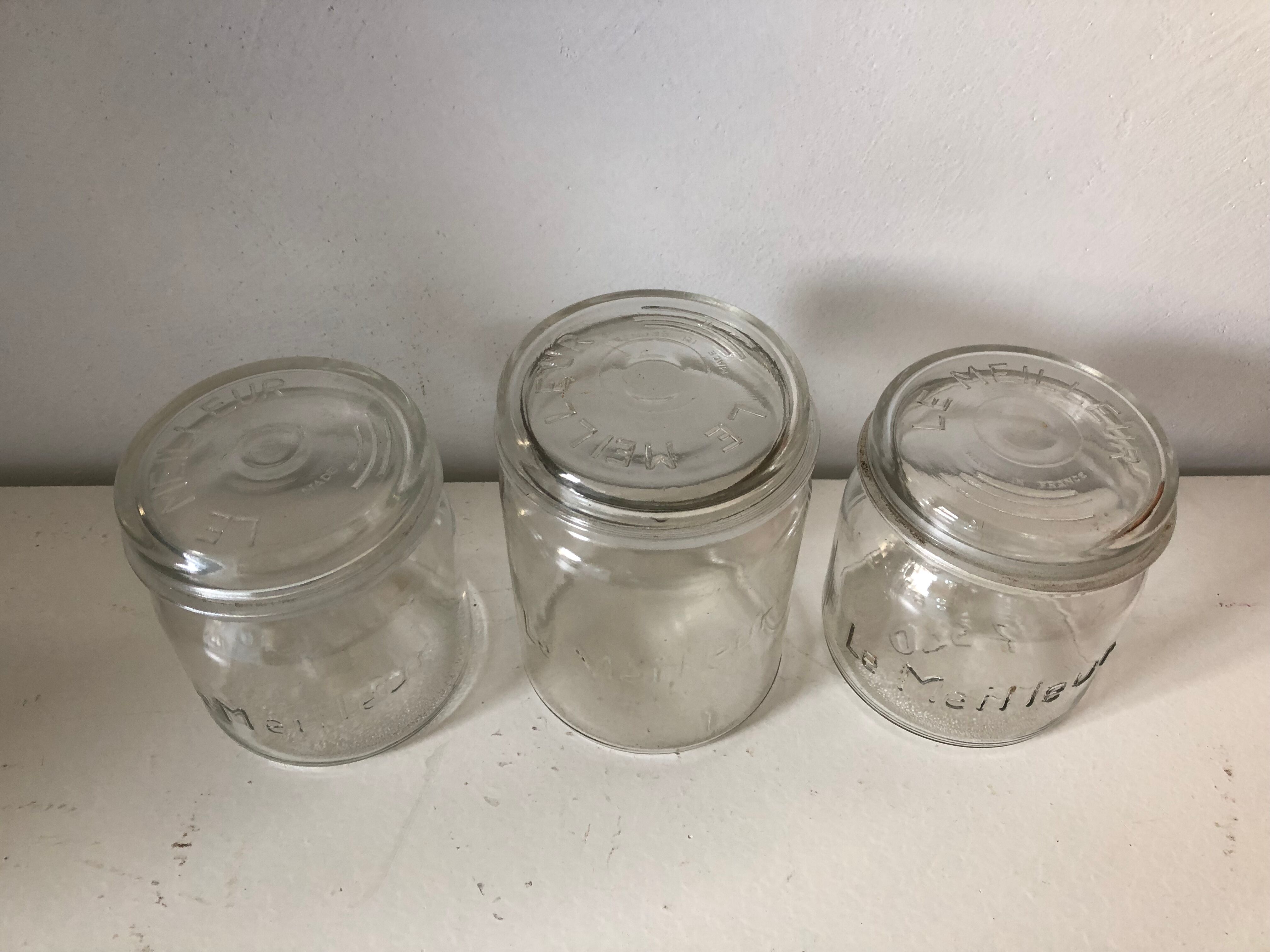 Jar 'best' trio vintage