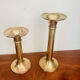 Pair of vintage brass candlesticks