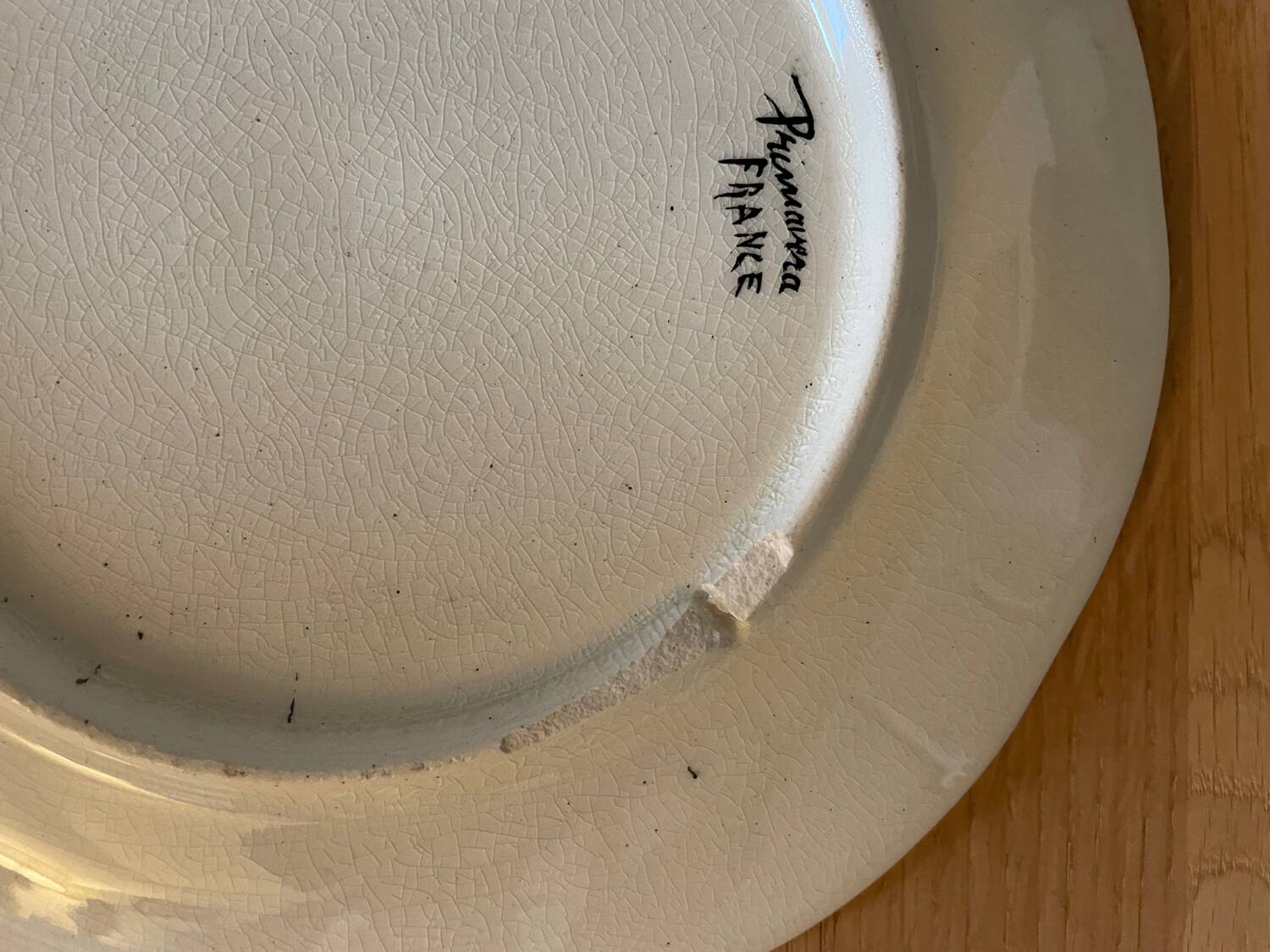 Set of 2 Primavera ceramic plates