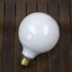 Vintage Mid-Century Modern Rose Glass Pendant Lamp