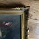 Antique painting - still life with roses - oil painting - 1940s