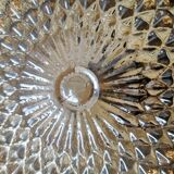 Glass ceiling lamp by Helena Tynell for Limburg vintage 1970