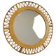 1960s Bamboo Mirror by Fmportglas, Germany