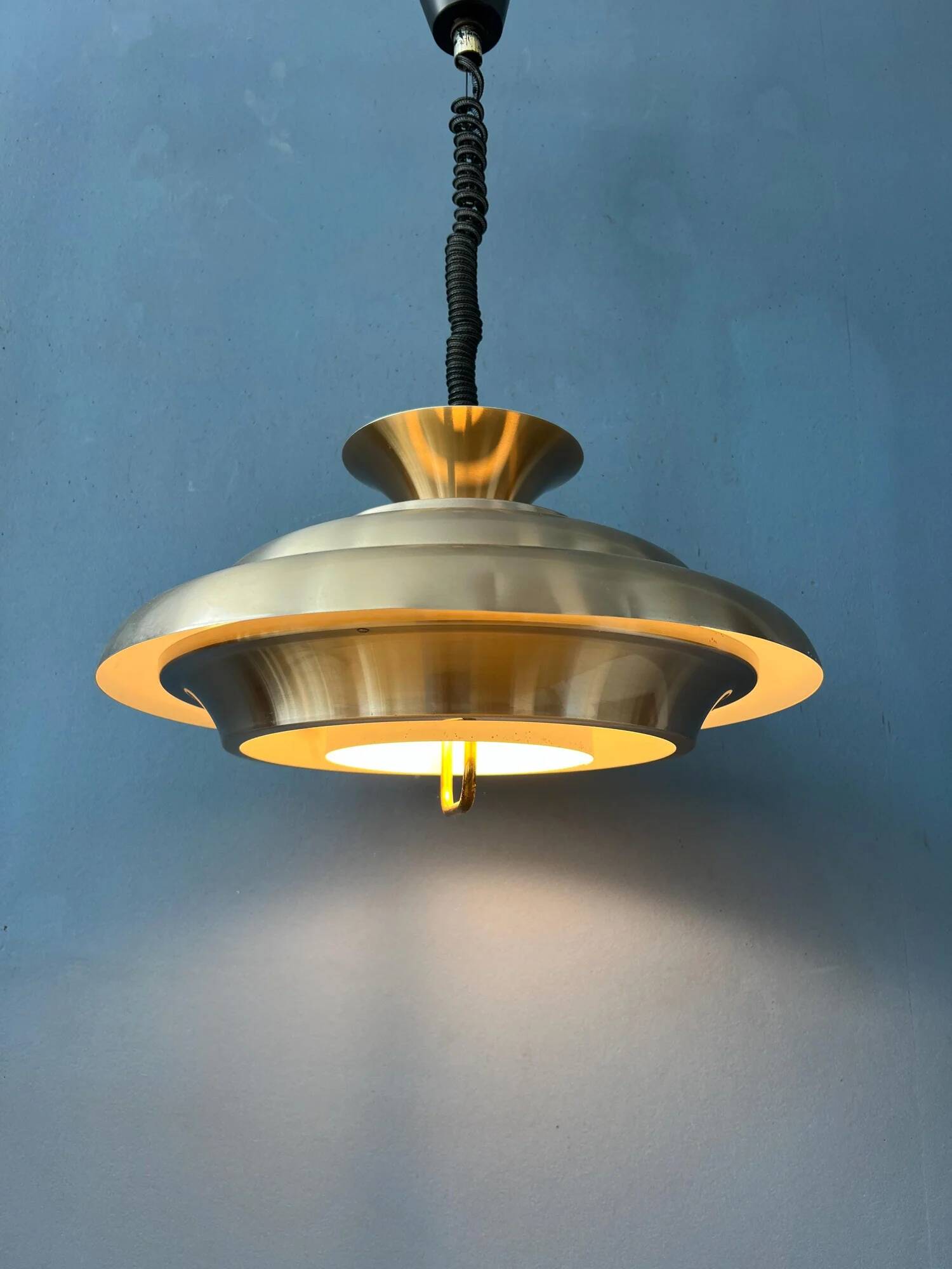 Vintage mid-century Dijkstra UFO hanging lamp