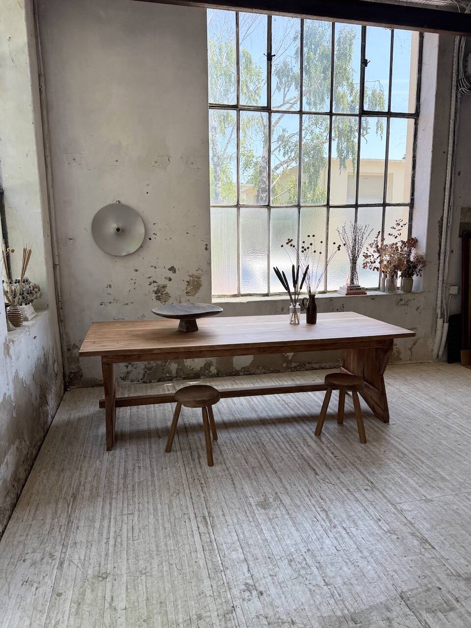 2.5m5 XL pine farmhouse table